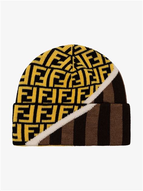 fendi winter cap|fendi black wool hat.